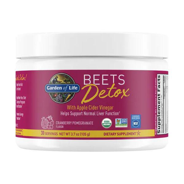 Beets Detox With Apple Cider Vinegar Powder Cranberry Pomegranate 3.7 oz