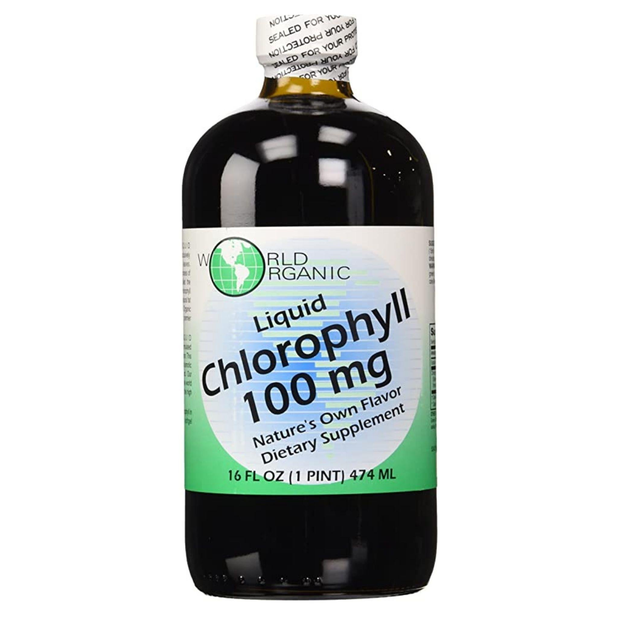 World Organic Liquid Chlorophyll 100 mg - 16 oz.