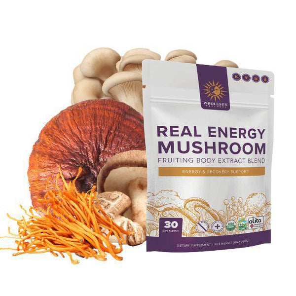Real Energy Blended Mushroom Formula 60 servings