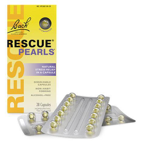 Bach Rescue Pearls Stress Relief - 28 Capsules