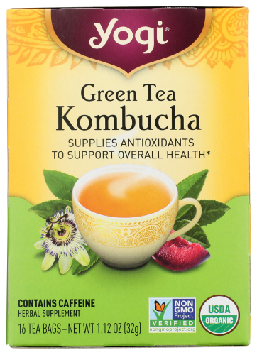Yogi Tea Green Tea Kombucha - 16 bags