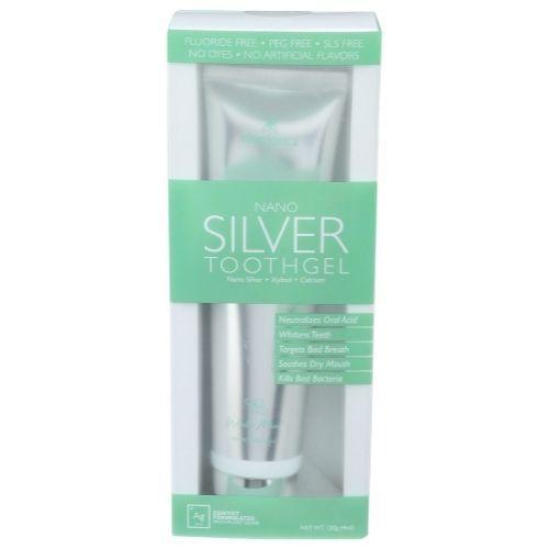 Elementa Nano Silver Tooth Gel, Winter Mint - 4 oz