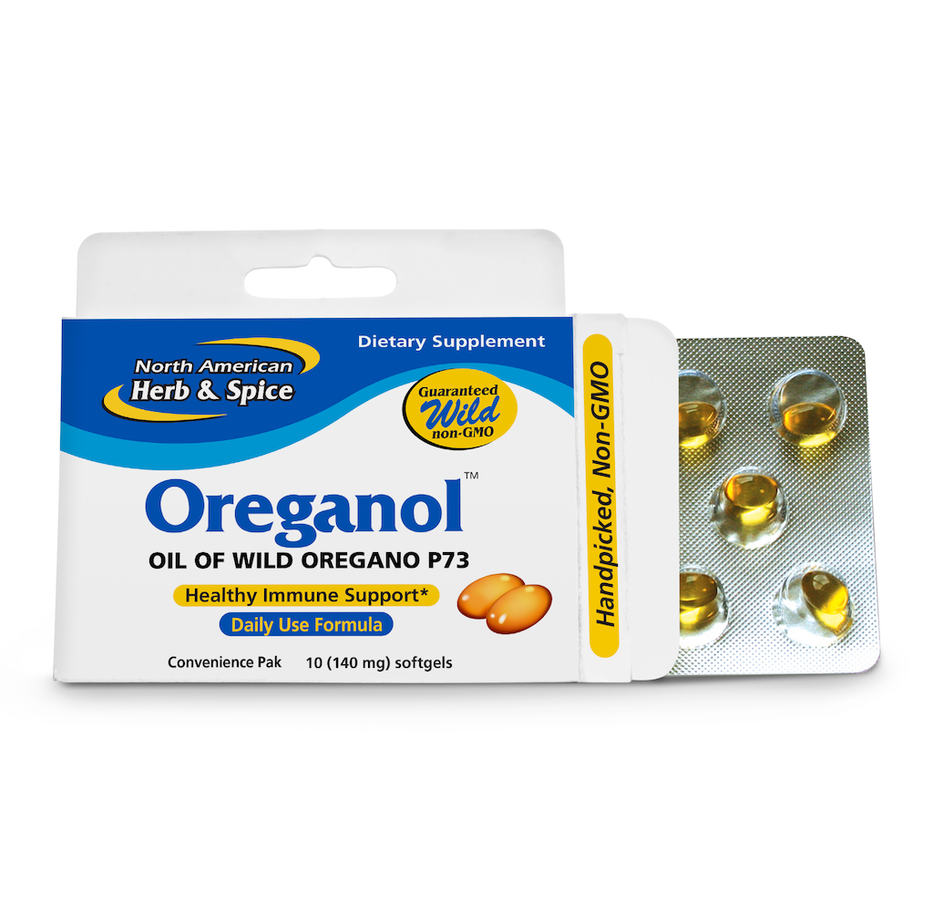 Oreganol, Oil of Wild Oregano P73-10 softgels