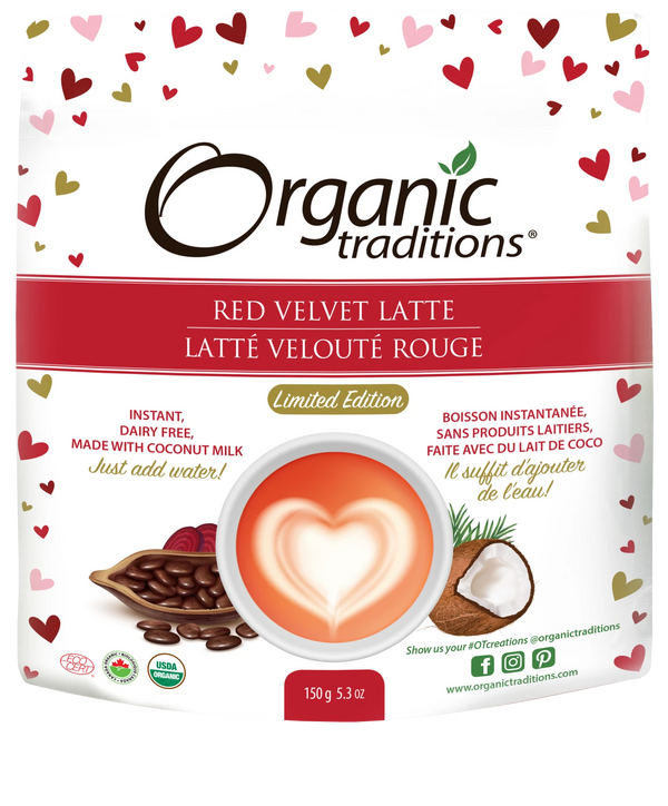 Organic Traditions Red Velvet Latte-5.3 oz